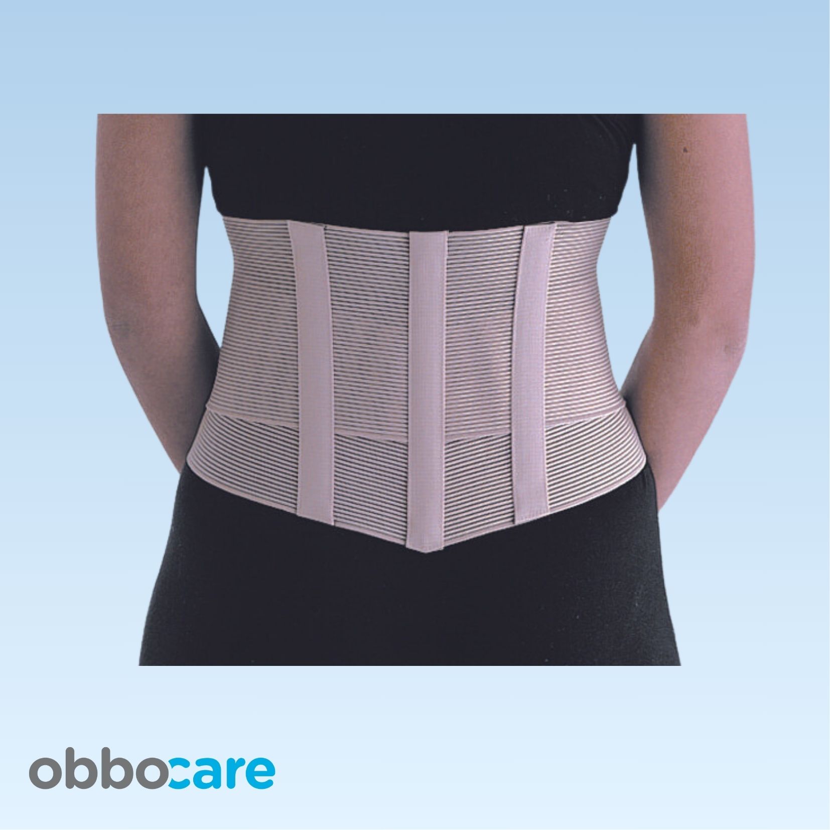 Faja sacrolumbar Elástica 3 varillas - Obbocare