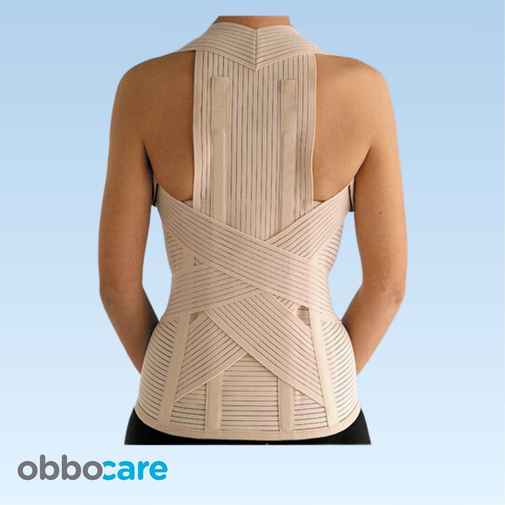 Faja Sacrolumbar Elástica 4 varillas - Obbocare