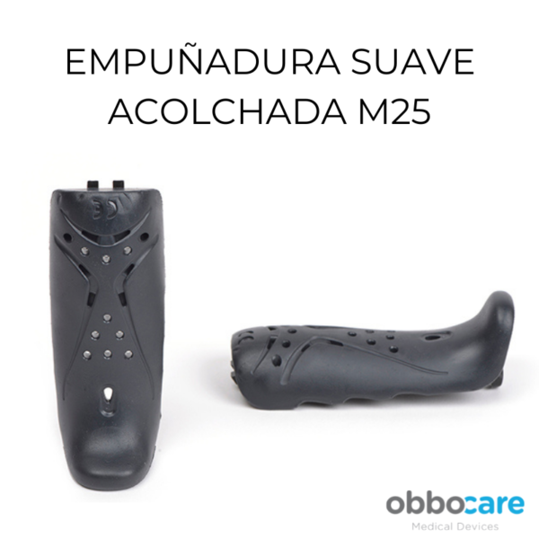 empuñadura suave acolchada