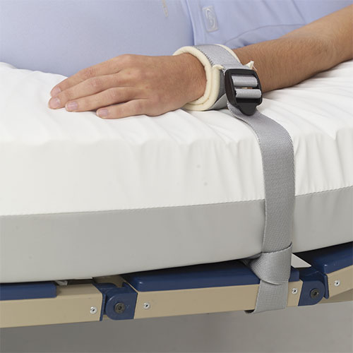  Cinturón de sujeción magnético con hebilla para rehabilitación  psiquiátrica y restricción de cama en mentalidad (talla única para adulto,  blanco) : Salud y Hogar