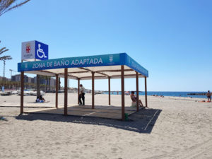 zona de baño playa accesible