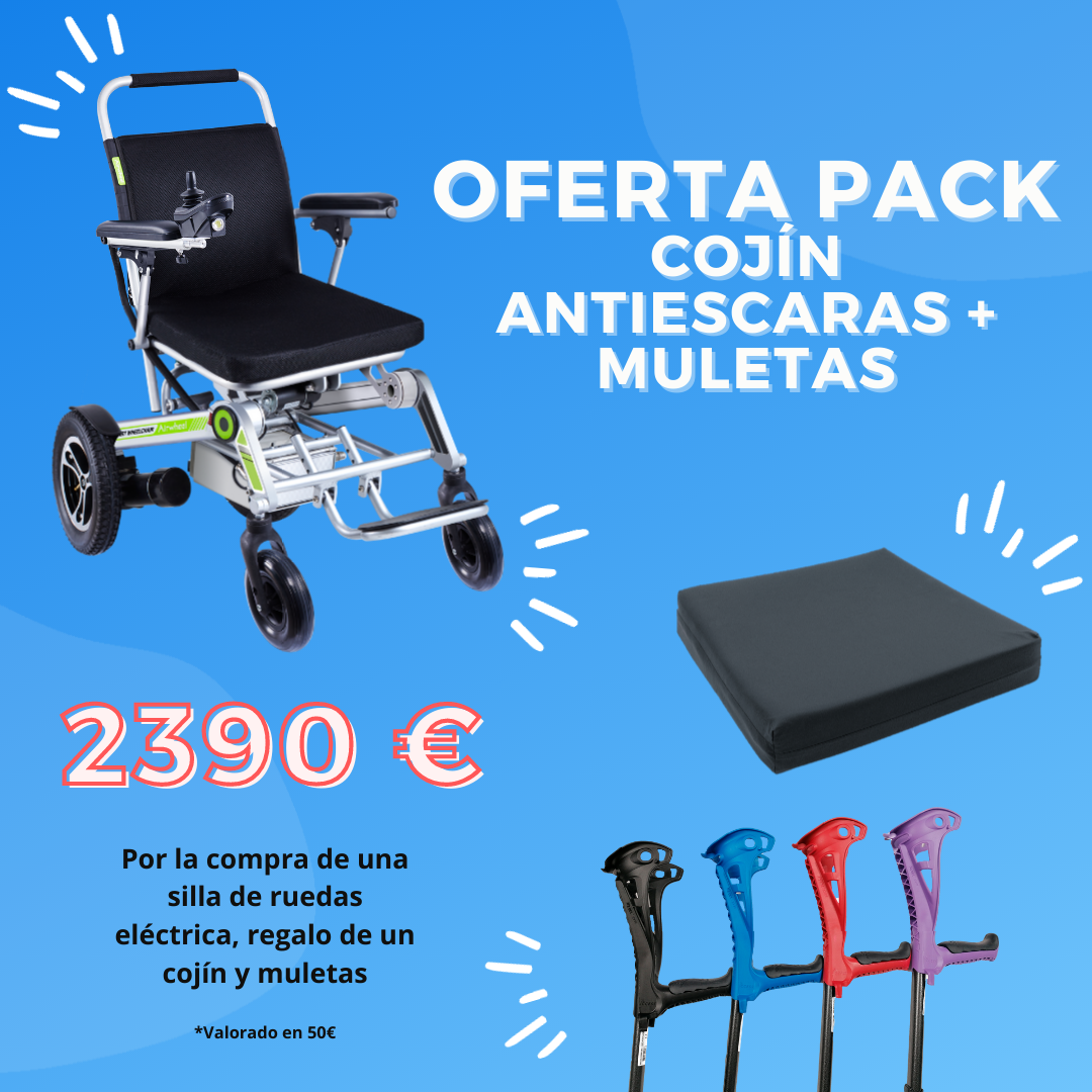 Oferta silla cojin muletas