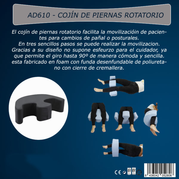 Cojín de piernas rotatorio - Imagen 9