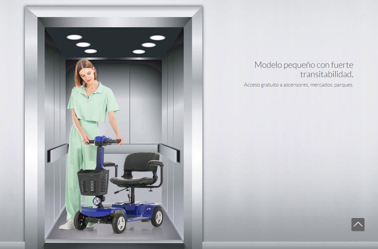 Scooter Movilidad Reducida Obbocare H3M Azul - Imagen 13