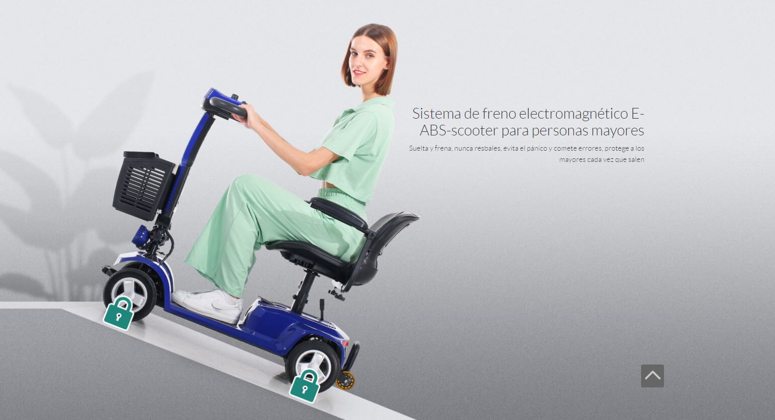 Scooter Movilidad Reducida Obbocare H3M Azul - Imagen 10
