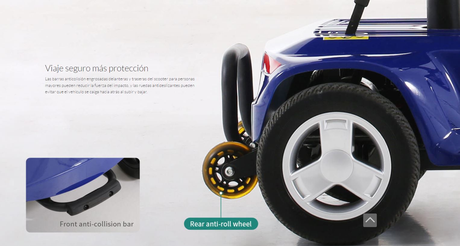 Scooter Movilidad Reducida Obbocare H3M Azul - Imagen 11
